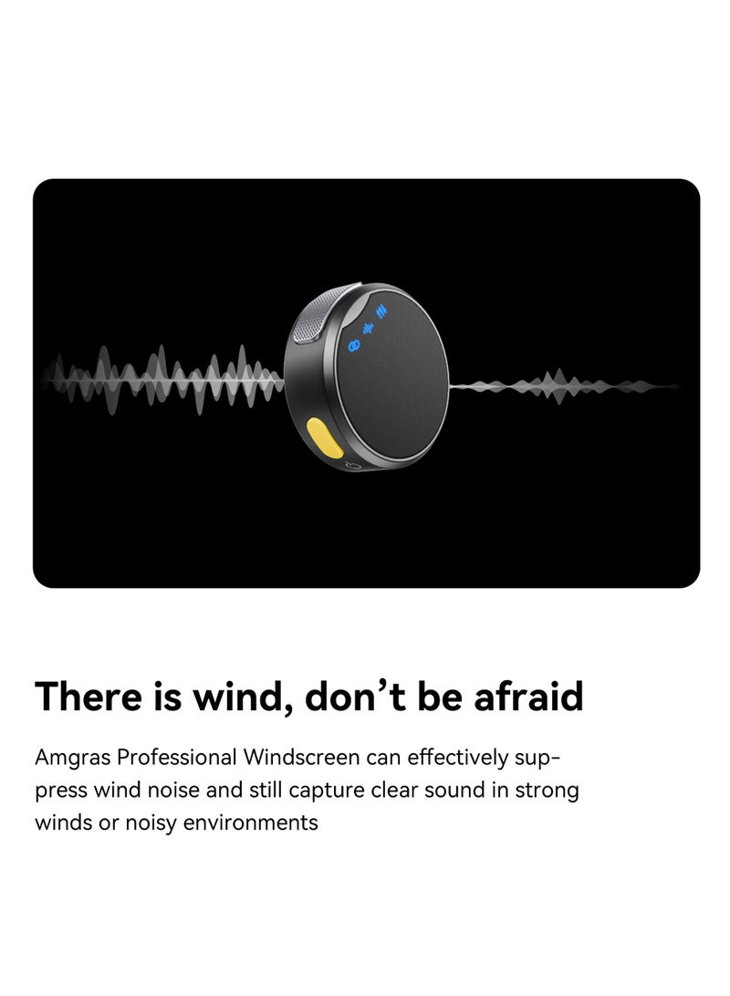 NYORK Wireless 2.4 GHz Mini Microphone with Noise Cancellation, Clip on Lapel Mic for Video Recording Vlog - TH981 - Image 5