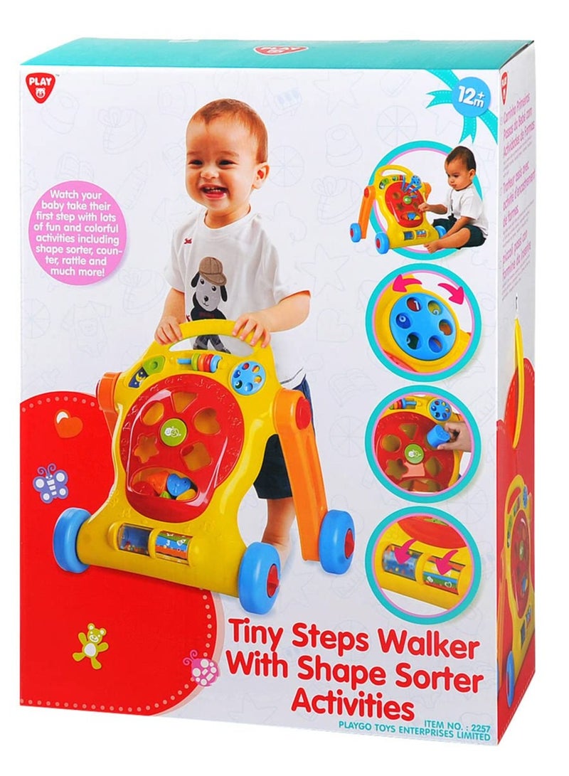 PLAYGO Tiny Steps Walker With Shape Sorter Activities - Image 1