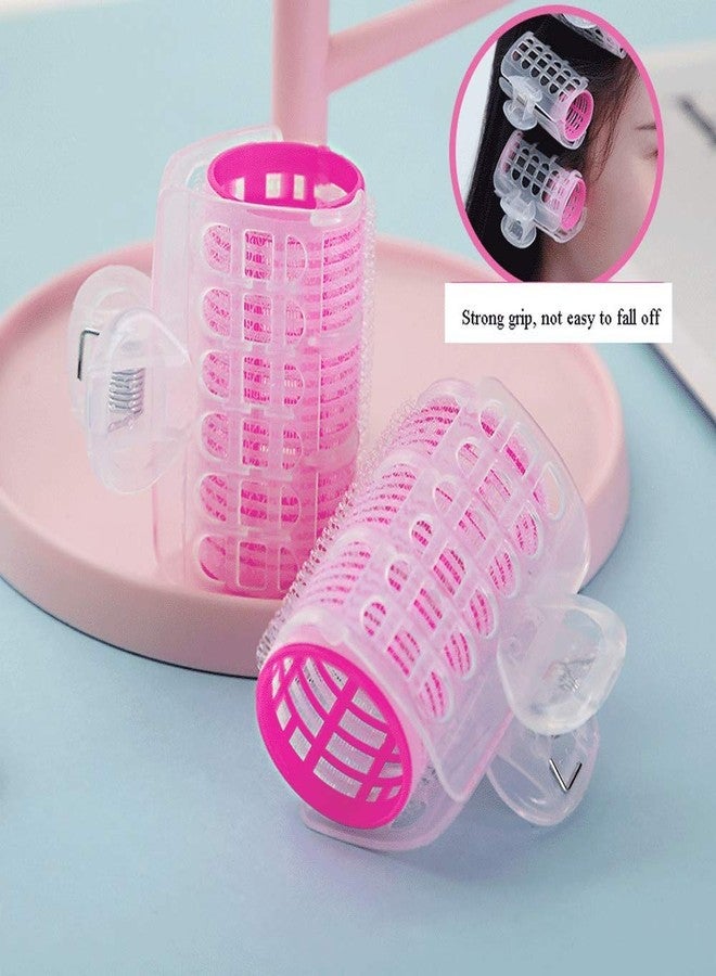 esowemsn 6pcs Plastic Hair Curlers Rollers Self-grip Hair Clip Curler Bangs Hair Sticky Cling DIY Hair Styling Accessories Tools - Image 2