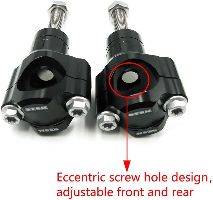 OTOM Motorcycle Handlebar Clamp CNC Aluminum Alloy Bar Clamps 28mm or 1 1/8" For CR WR KXF RMZ CRF HandleBar Riser (Black, 10mm) - Image 3
