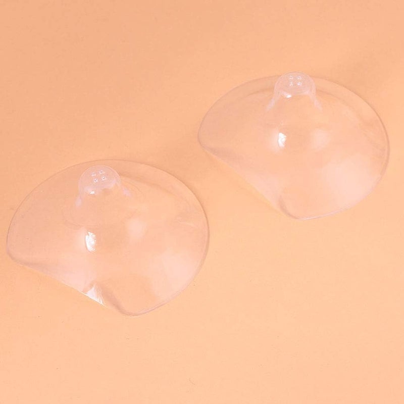 comfrt Nipple Shield 2pcs Semicircle Silicone Nipple Shield Cover Set Breastfeeding Nursing Shield Protector for Women - Image 2