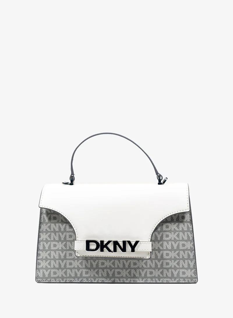 د ك ن ي Avril Top Handle Flap Satchel