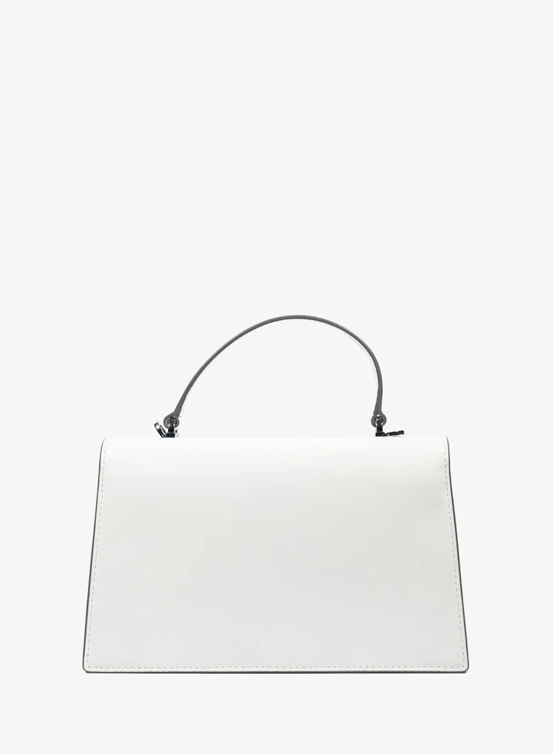 د ك ن ي Avril Top Handle Flap Satchel