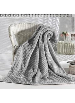 MERINOS Pearl Tomurcuk Single Blanket Gray 