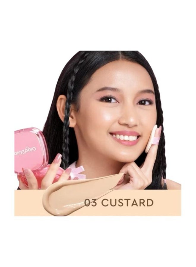 Glad2Glow Glad 2 glow 03 custard perfect cover cushion 11g - Image 2