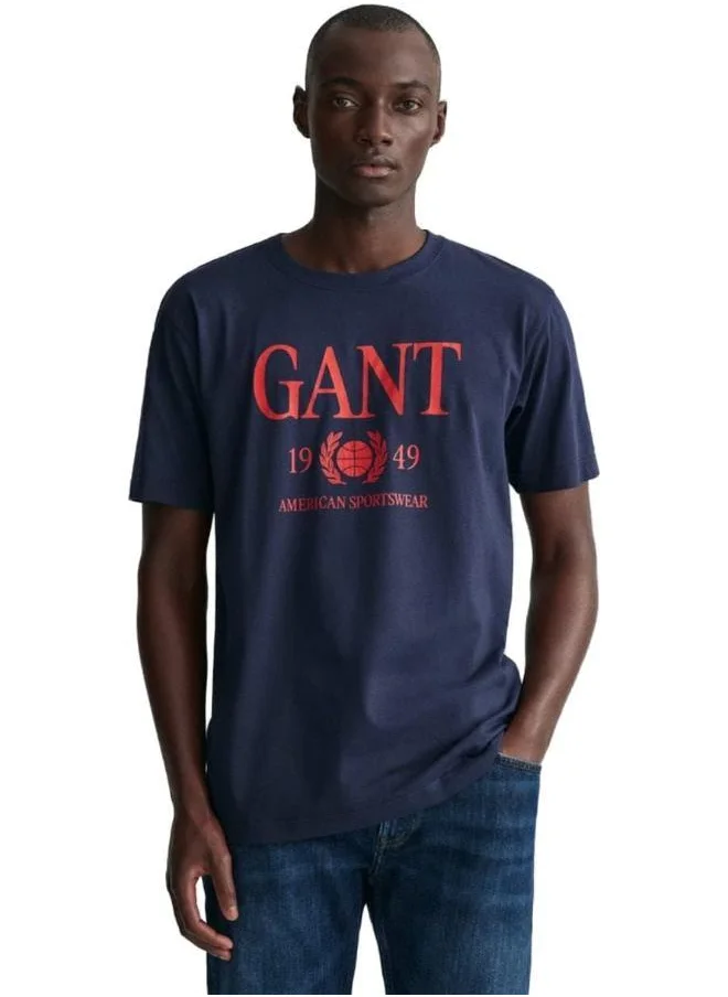 GANT Graphic Crew Neck T-Shirt