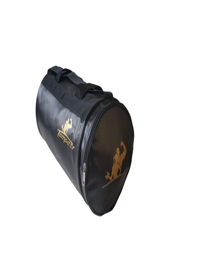 TEMPEST Leatherette Gym Bag Duffel Bag for Fitness Freaks (Black) - Image 4