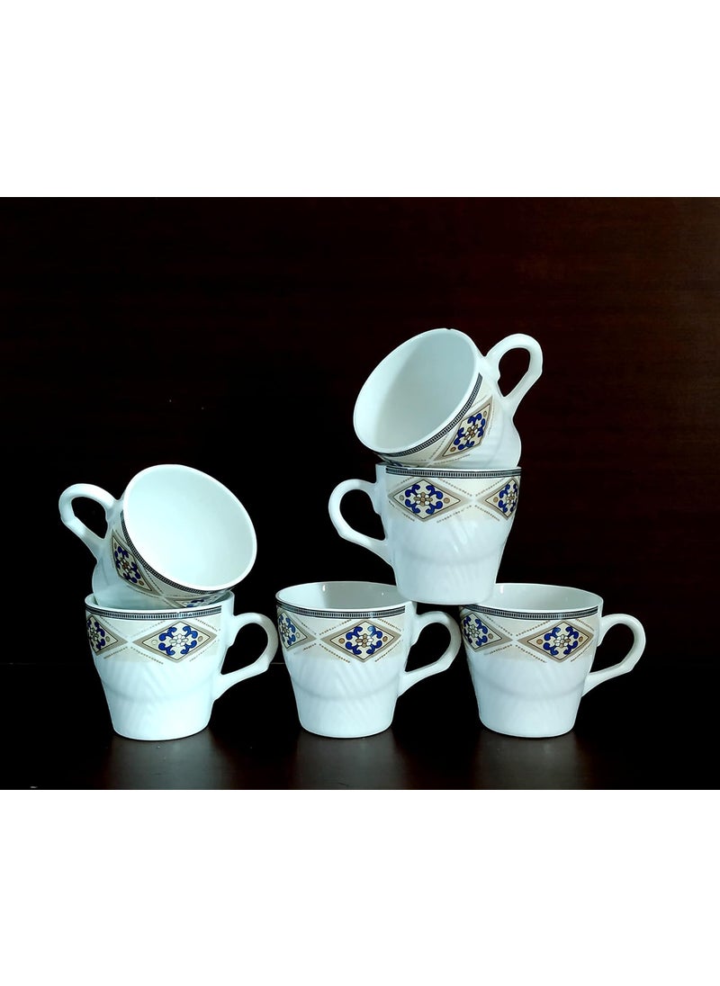 MOODY PANDA MOODY PANDA Set of 6 Cups Cup Set Bone China 150ml Cups Set of 6  - Image 2