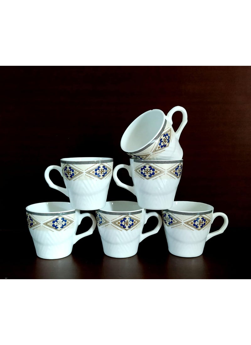 MOODY PANDA MOODY PANDA Set of 6 Cups Cup Set Bone China 150ml Cups Set of 6  - Image 5