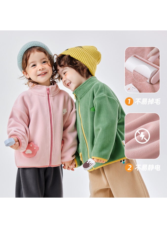 Doodle Home trendy Kids' Fleece Jacket - Autumn Fashion For Girls & Boys - Image 5