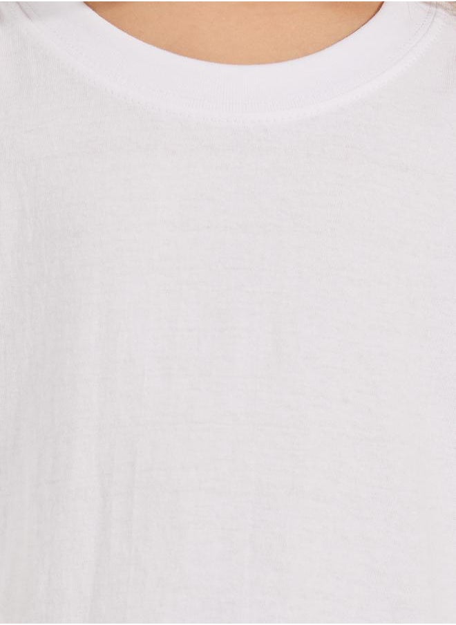 Styli Styli Cotton Round Neck T-Shirt  - Image 3
