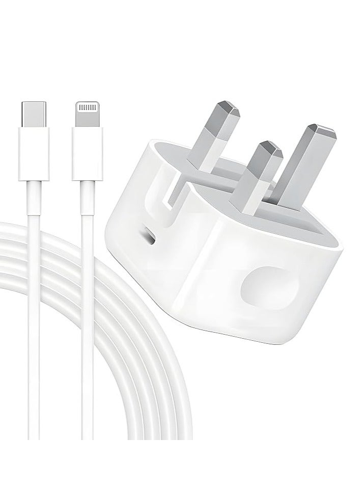 ZERO SPACE Iphone 25W Charger with Lightning Cable – For iPhone & iPad - Image 1