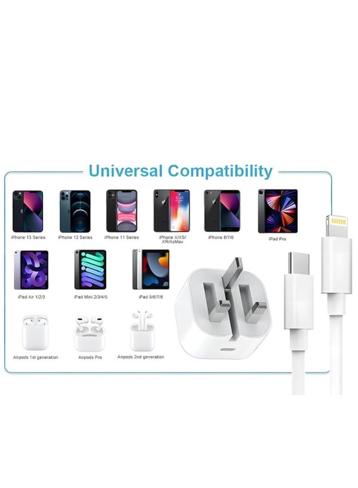 ZERO SPACE Iphone 25W Charger with Lightning Cable – For iPhone & iPad - Image 2