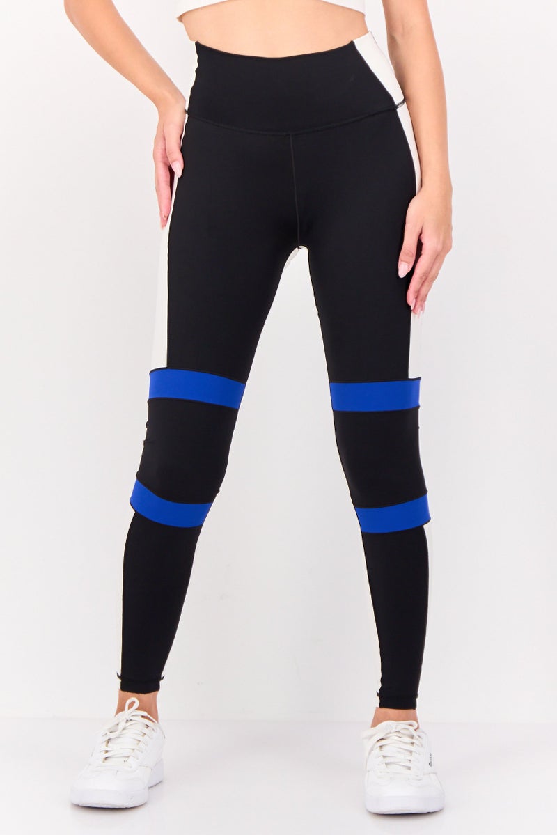 Adidas Women Sportswear Fit Brand Logo Training Leggings, Multicolor - Image 1