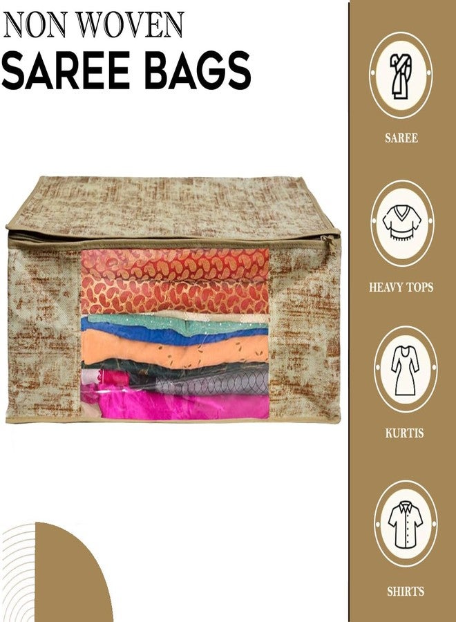 SHAPING FABRIC Garment Cover Non-Woven 90 GSM with Transparent Window & Double Metal Zipper - Pack of 12 | Dustproof Clothes Storage Bag for Sarees, Suits, Jackets, Shirts SBXLRL152493517524148526002 - Image 2