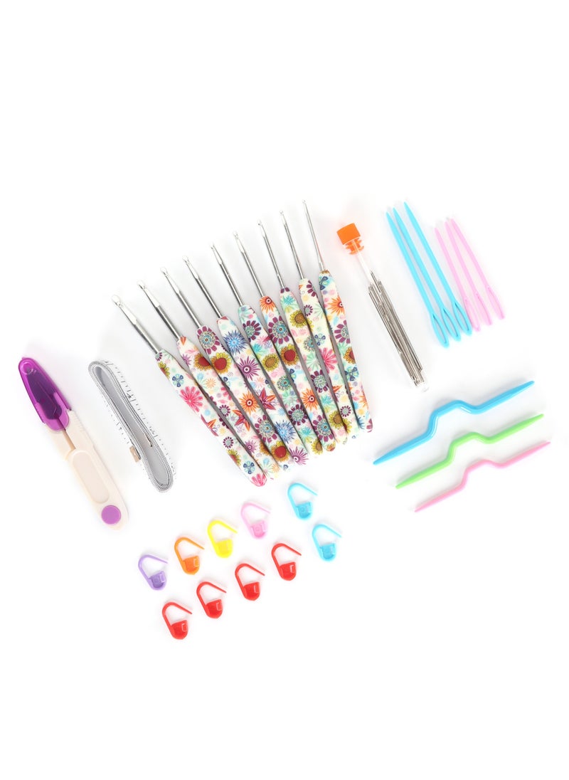 Velaurs 9-Piece Crochet Set For Beginner Knitters  - Image 1