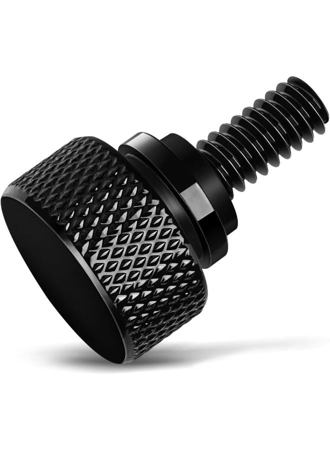 Amazicha Gloss Black 304 Stainless Steel Seat Bolt Screw for Harley Davidson 1996-2024 - Image 1
