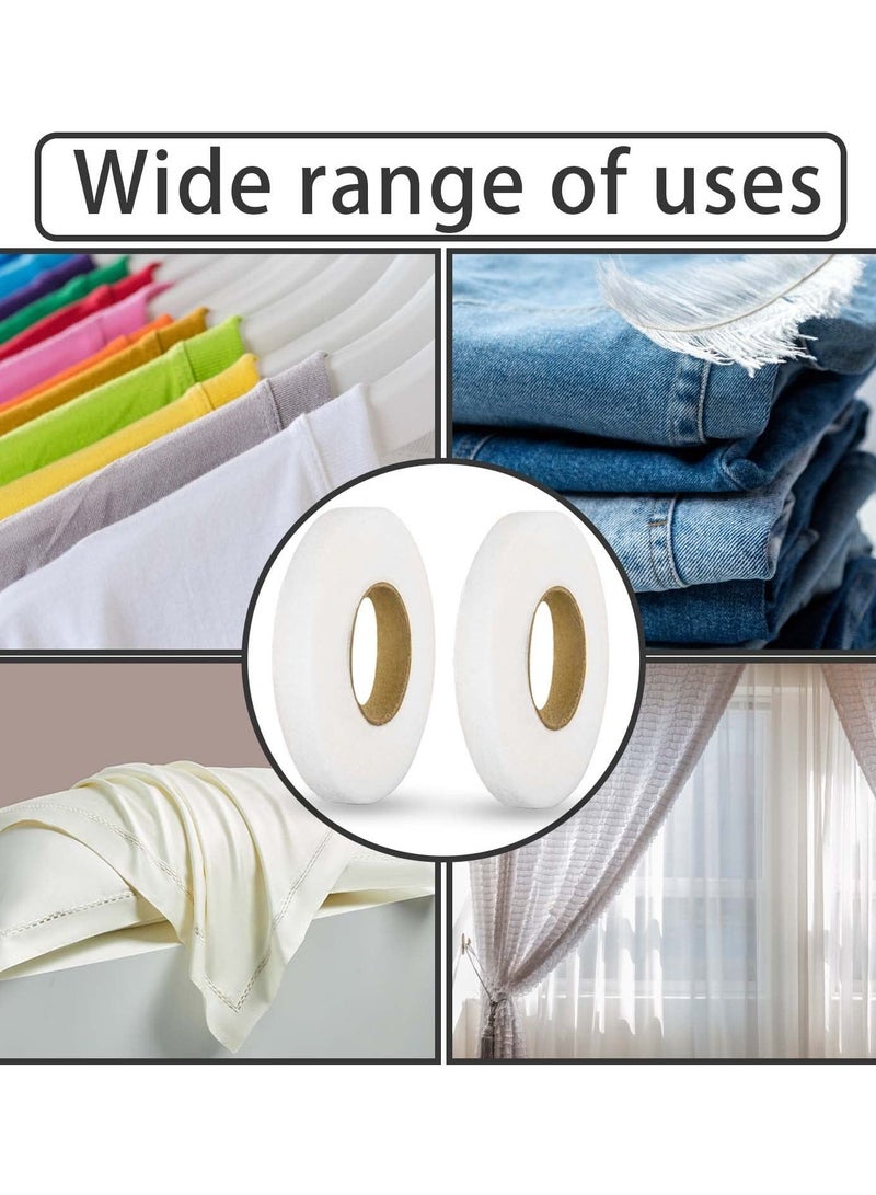 NIBEMINENT Iron-On Fabric Tape Heavy Duty Fusible Adhesive Hemming Strip to Repair Curtains, Clothes, Pants, Pillow Case, Uniform - No Sewing - Image 4
