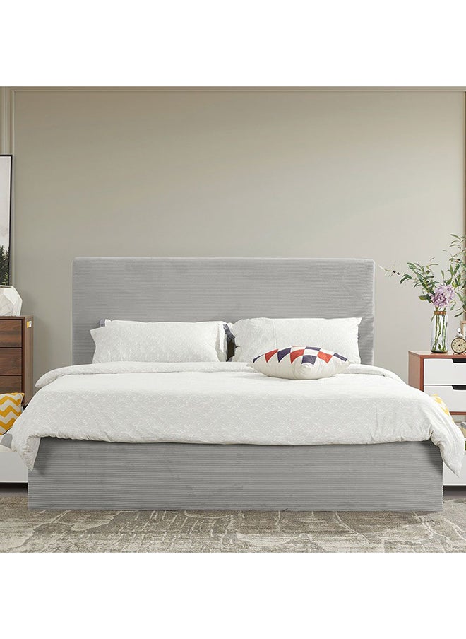 Danube Home Wesley King Bed With 4 Drawers Sturdy Modern Design Wooden Double Bed Frame Furniture L 218 x W 192 x H 121 cm Dark Grey - pzsku/ZC88DDBD20405F99DDB4AZ/45/_/1713973048/9f466af6-5aec-4c53-9948-a1841e9f1b05