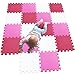 MQIAOHAM حصائر لعب MQIAOHAM 18 قطعة بساط لعب ناعم للأطفال حصائر أرضية رغوية متشابكة بساط للأطفال G301018101103109 - Image 3