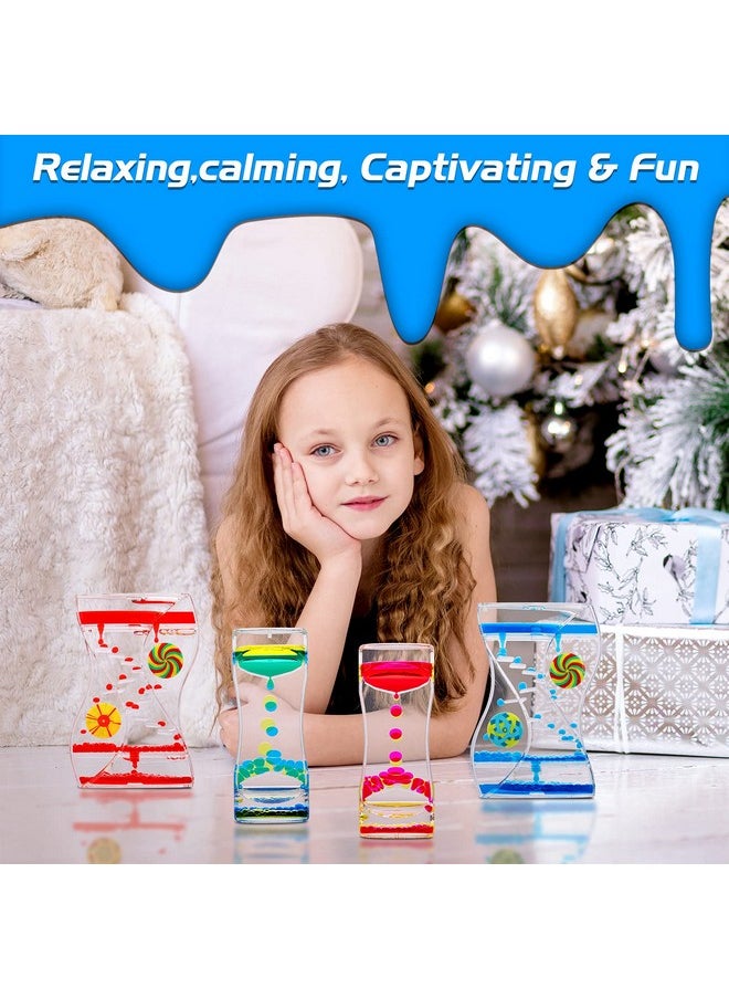 XINBAOHONG Liquid Motion Bubbler Sensory Toy For Kids And Adults 4 Pack，Calming Stress Relief Fidget Toys For Adhd Autism, Office Desk Decor  - Image 4
