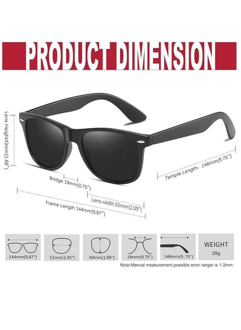 Vitacelli Polarized Sunglasses for Men Women, Stylish Square Sports Sun Glasses Driving, Fashion Shades for Womens Outdoor 100% UV Protection  - Image 2
