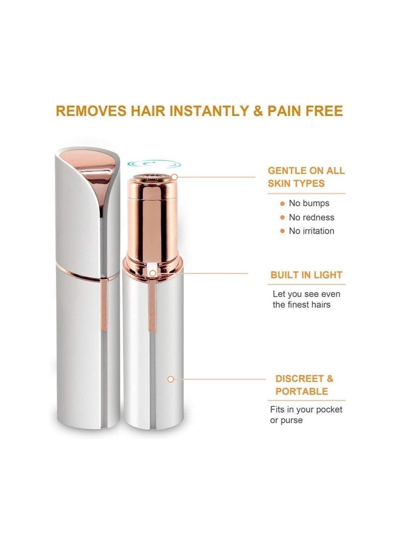 Generic Facial Hair Removal for Women Man Electric Eyebrow Shaper Trimmer Eye Brow Hair Remover Perfect Painless Shaver Device Lady Face Razor Lip  - Image 3