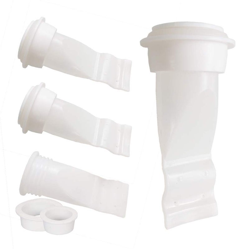 HLZC Drain Backflow Preventer One Way Valve Adjustable Silicone Sink Floor Drain Trap for Pipes Tubes in Toilet Bathroom Kitchen White4