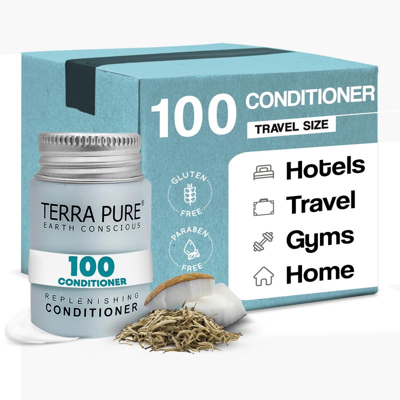 Terra Pure Terra Pure White Tea  Coconut Conditioner Travel Size Hotel Amenities 1 oz Case of 100