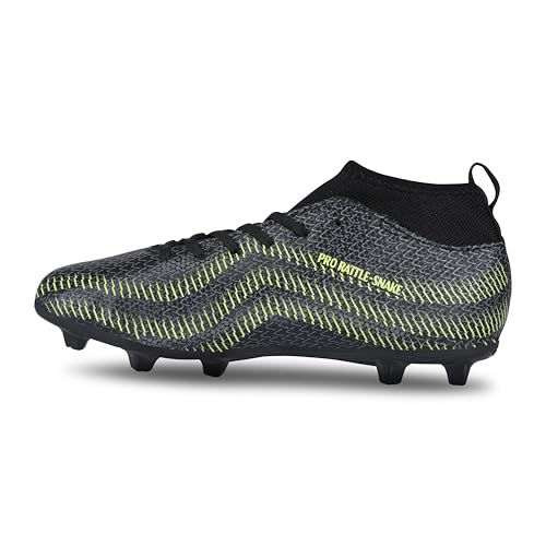 Aivin Pro Rattle Snake Football Stud, Lightweight Insole/Comfort and Grip Football Shoes for Men Black - Image 1