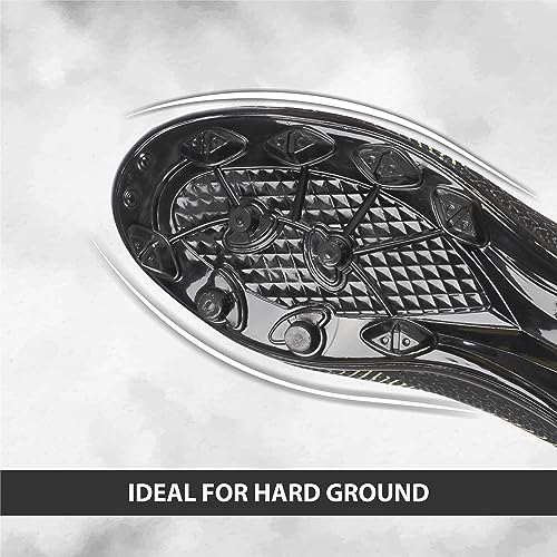 Aivin Pro Rattle Snake Football Stud, Lightweight Insole/Comfort and Grip Football Shoes for Men Black - Image 5
