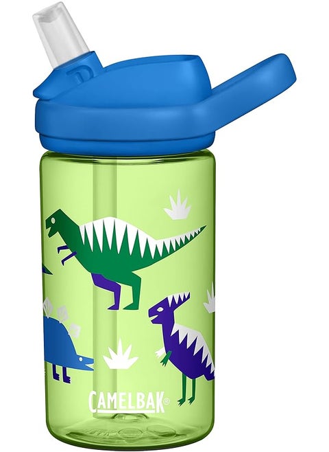 Eddy Plus Kids Bpa Free Water Bottle With Straw 14Oz Green Model Number 2282301040