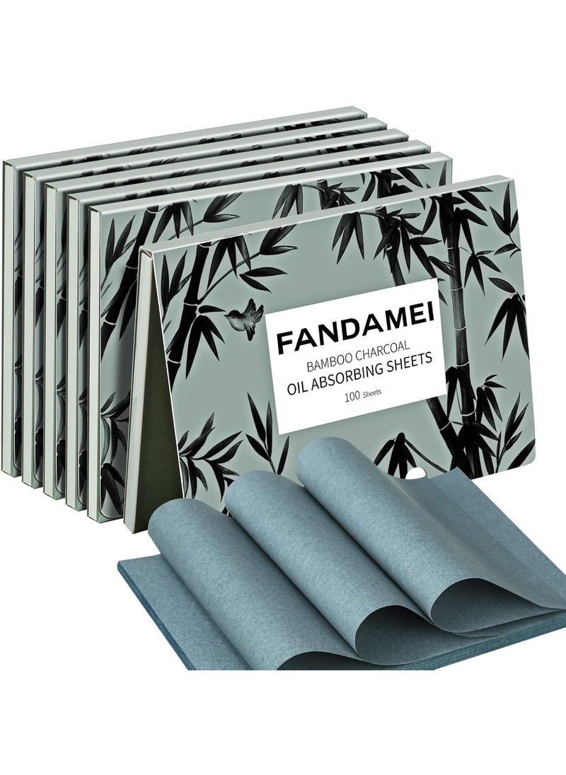 FANDAMEI FANDAMEI 600 Counts Oil Blotting Sheets For Face Oil Blotting Papers For Face Blotting Paper for Oily Skin Oil Control Film Oil Absorbing Sheets For Face Oil Absorbing Tissues 