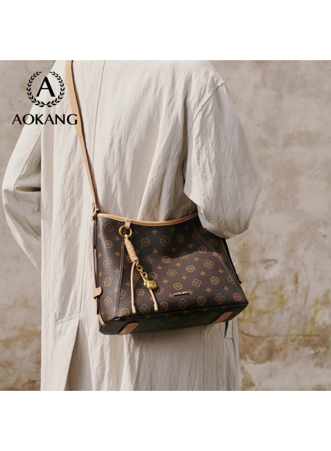 Aokang Women's Trendy Hobo Underarm Tote Bag Luxury Shoulder Bag Birthday Women's Day Gift For Girlfriend Wife - Image 3