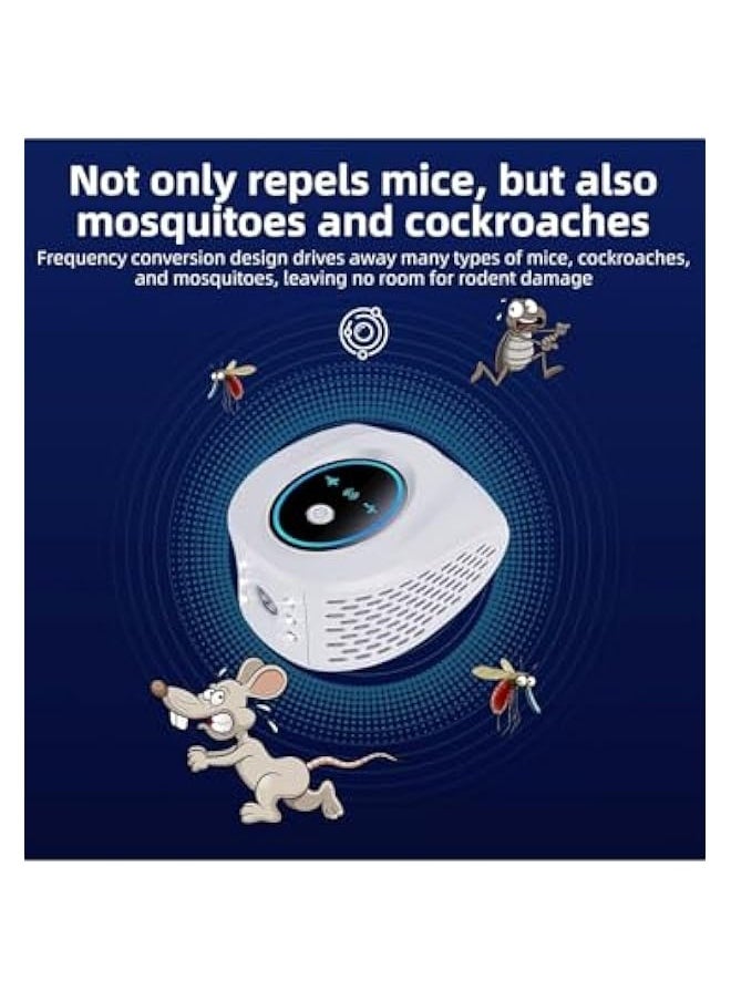 Generic Ultrasonic Pest Repeller, Mouse Repellent Indoor Ultrasonic Plug In, Insect Rodent Repellent For House, Pest Defense For Bugs Roaches Insects Spiders Mice Mosquitoes Flies Cockroach (White)  - Image 2