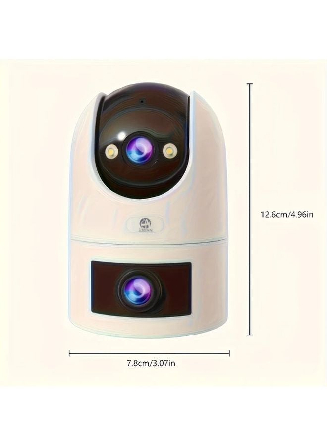 IK7 Color Dual Lens Outdoor Security Camera 360 Rotating 5G WiFi IP66 1296P Night Vision AI Human Detection Two Way Audio - Image 4