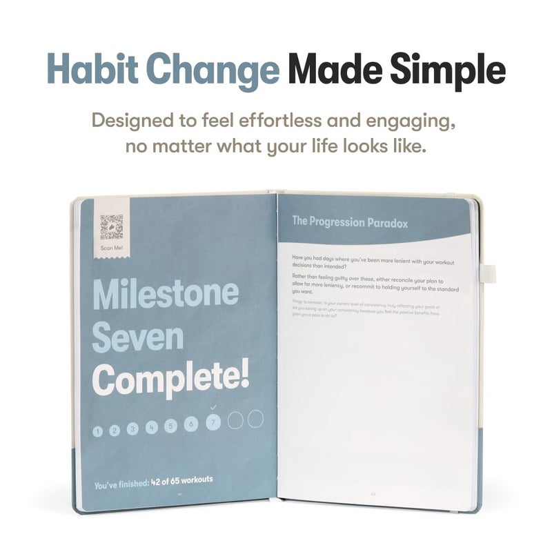 Habit Nest The Bodyweight Home Workout Journal. 13-Week Program. NO EQUIPMENT NEEDED. Fitness Planner,Fitness Journal,Workout Notebook. - Image 4
