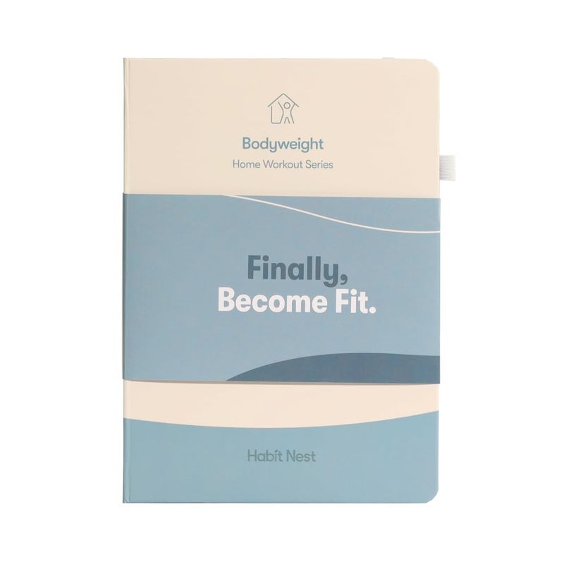 Habit Nest The Bodyweight Home Workout Journal. 13-Week Program. NO EQUIPMENT NEEDED. Fitness Planner,Fitness Journal,Workout Notebook. - Image 1