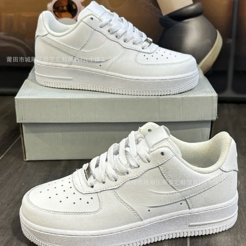 Putian High Version Pure Original Air Force One Pure White Full Color White Shoes Men'S And Women'S All-Match Height-Increasing Casual Board Shoes - Image 2