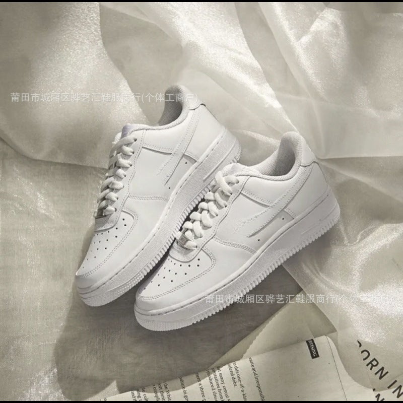 Putian High Version Pure Original Air Force One Pure White Full Color White Shoes Men'S And Women'S All-Match Height-Increasing Casual Board Shoes - Image 4