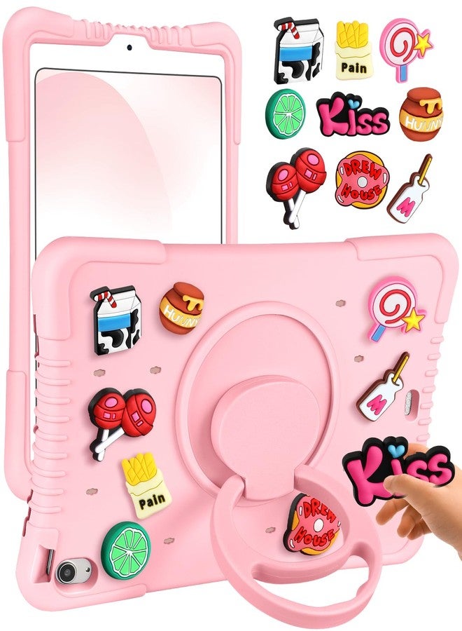 Wazzasoft for iPad Air 5th/4th Generation Case 10.9 - Cute Girls Kawaii Fun Funny with Rotating Handle Girly Women Soft Silicone for Air 5/4 Gen Covers - Image 1