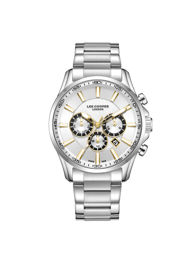 Lee Cooper Men's Multi Function Display Watch With Silver Metal Strap - LC08149.330  - Image 1
