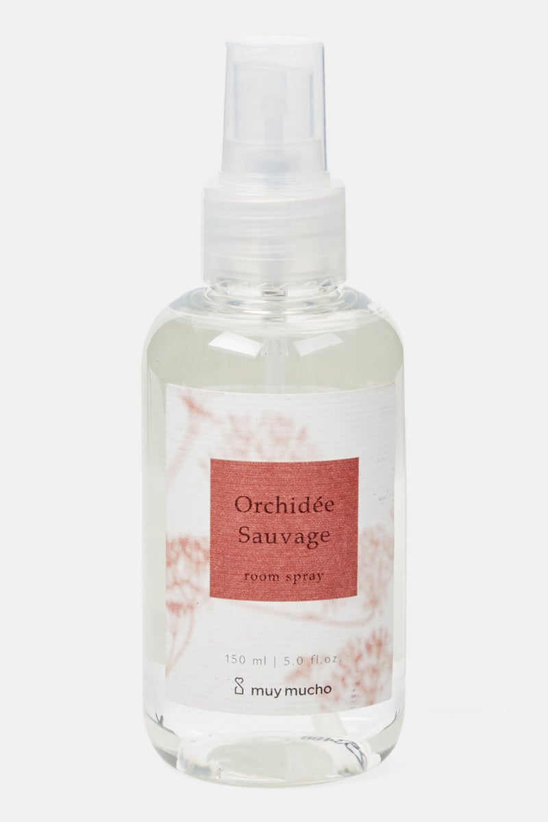 Muy Mucho Wild orchid Scented Air Freshener Room Spray 150ml, Transparent - Image 1