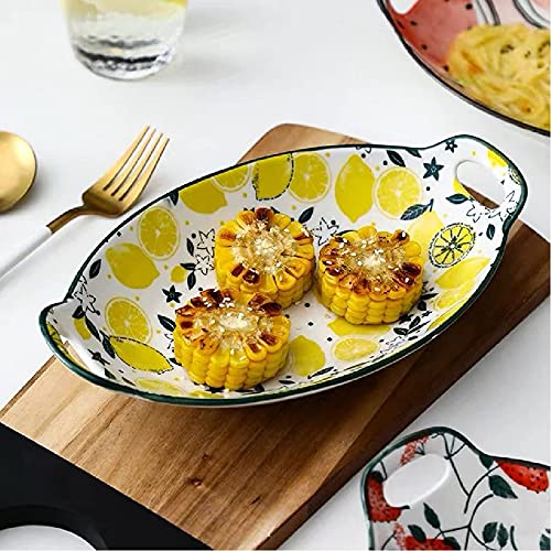 Primetan Bakeware Set Round Bakin Dish Bowl For KitchenHotelRestaurantBanquet and Daily Use Strawberry - Image 5