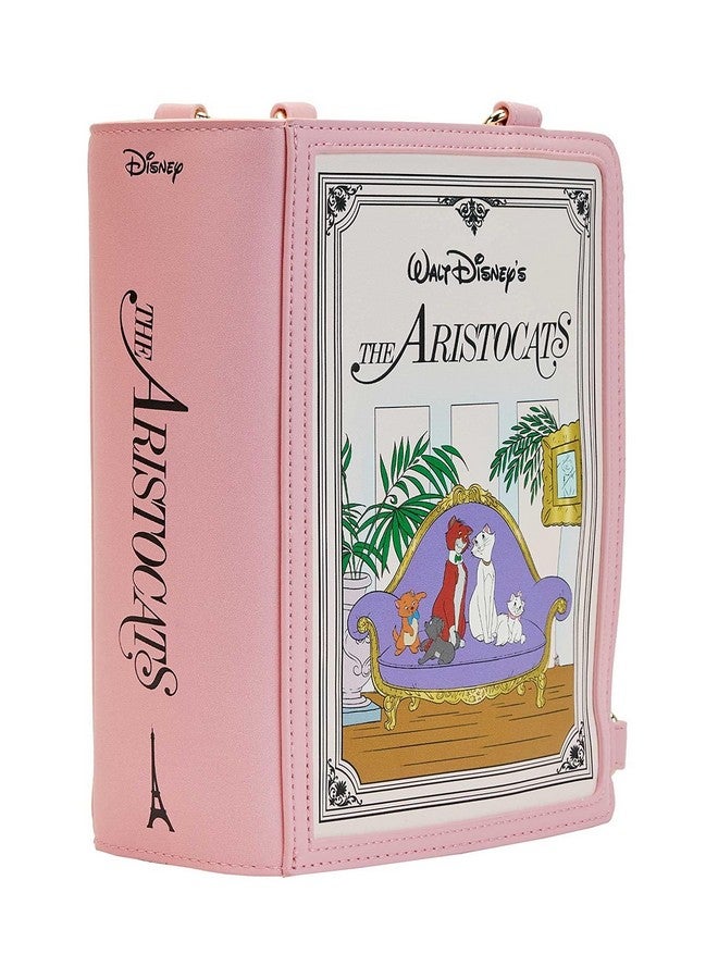 Loungefly Disney Convertible Crossbody Bag The Aristocats Classic Book Pink One Size - Image 2