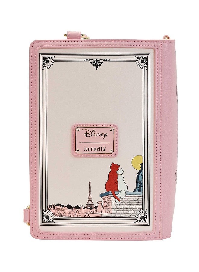 Loungefly Disney Convertible Crossbody Bag The Aristocats Classic Book Pink One Size - Image 3