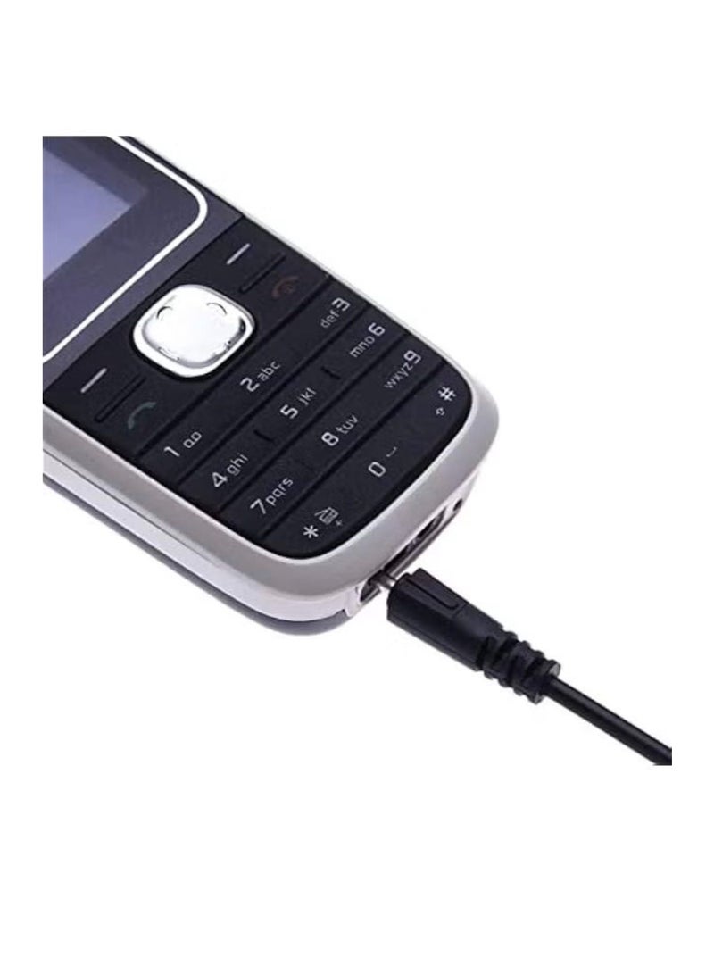 For Nokia USB Charger Cable Small Pin Charging Cord for Nokia C6-00, C6-01, C7-00 / E50, E51, E61, E63, E65, E66, E71, E72, E75, E90 / N70, N71, N72, N73, N76, N77, N78, N79, N8, N80, N81, N82 (1 meter) - Image 3