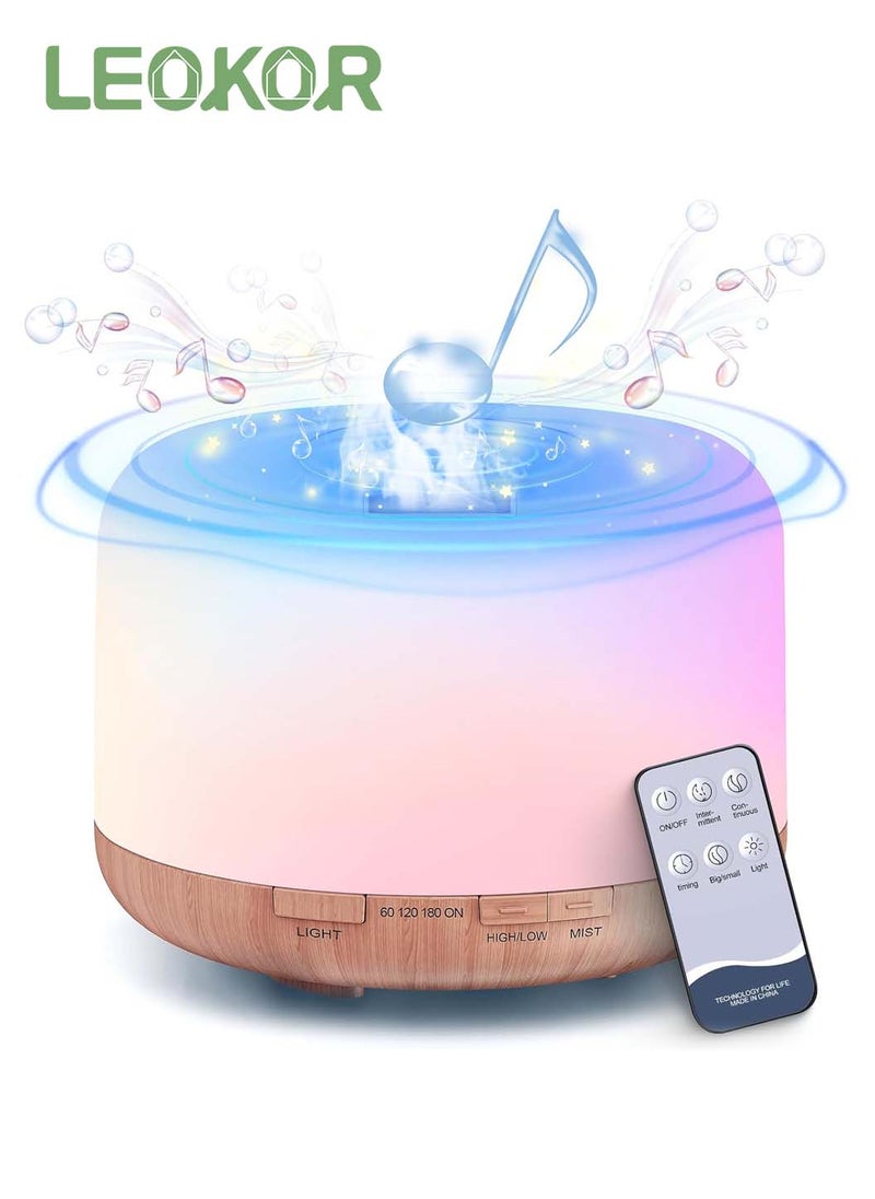 Oil Diffuser Humidifier 500ML, Electric Ultrasonic Air Aroma Diffusers Vaporizer, Scent Mist Defuser with Remote, Auto-Off, 7led Color Changing Light for Large Bed Room, Home, Office - pzsku/ZC88E9A2DF0C84614817DZ/45/_/1727506729/053e9084-5ca5-43a7-bd39-0b8159229cf3