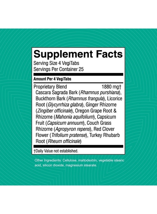 NATURE'S SUNSHINE Lower Bowel Stimulator - Helps Relieve Constipation - Cleanse & Detox Your Colon with Natural Herbal Ingredients - 25 Servings - 100 Vegitabs - Image 3