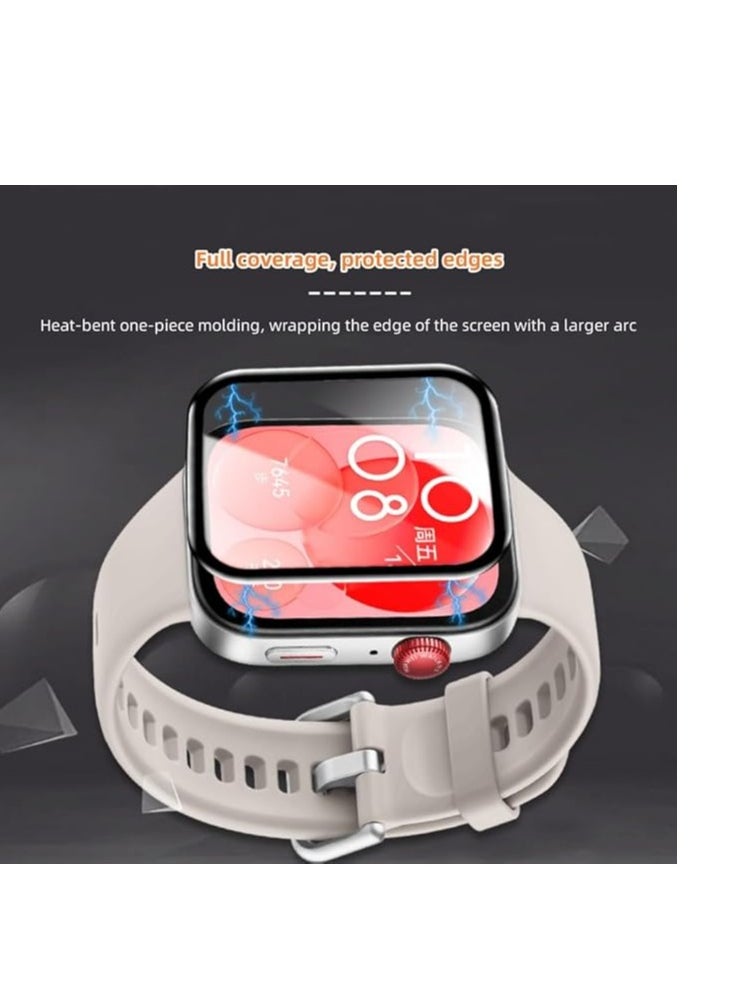 Screen Protector for Huawei Watch Fit 3, Soft, Scratch-Resistant and Explosion-proof, Protective Film Dial for Huawei Watch Fit 3 Watch, 2 Pieces